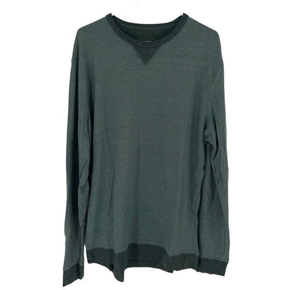 Sonoma Goods For Life Mens Crew Neck Pullover Long Sleeve T-Shirt Sage Green 2XL